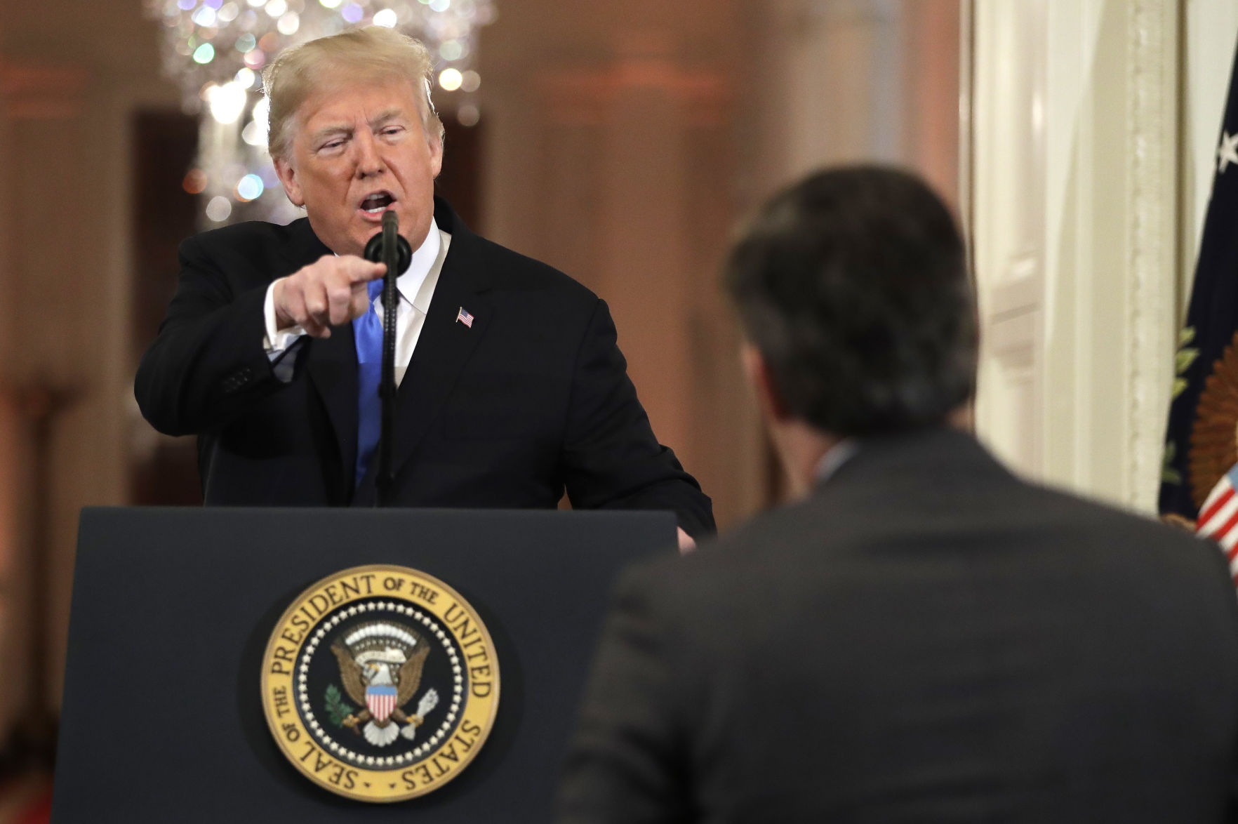 2018: Trump & Jim Acosta